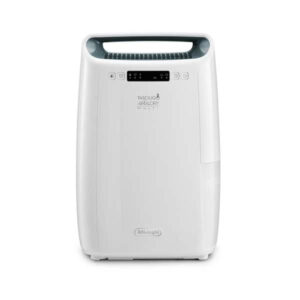De’Longhi Tasciugo AriaDry – Deumidificatore, Capacità deumidificazione 16l/24h, Serbatoio 2,1L, Bianco (DEXD216RF)