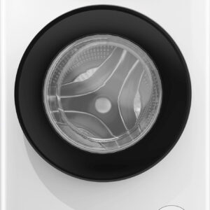 Beko b100 BMX7126DB 7kg classe A bianco, inverter 1200 giri, display XL, oblò nero, funzione vapore