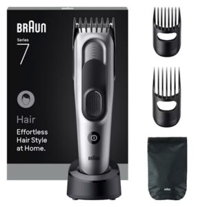 Braun HC7590 tagliacapelli Nero, Argento 17 Nichel-Metallo Idruro (NiMH)