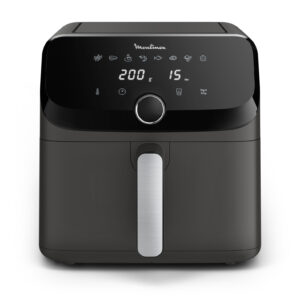 Moulinex Easy Fry Mega , Friggitrice ad aria, Capacità Extra Large 7,5L/2kg, 8 programmi preimpostati, Coal Grey