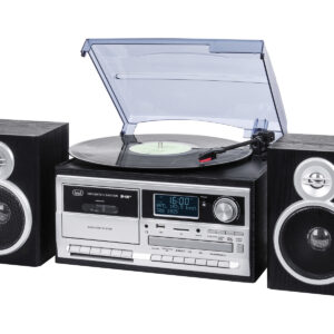 Trevi GIRADISCHI STEREO DAB+ 25W WIRELESS USB SD AUX-IN CASSETTA ENCODING TT 1072 DAB NERO