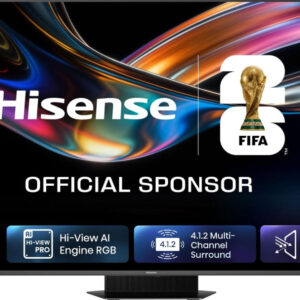 Hisense 85UR9S 2,16 m (85″) 4K Ultra HD Smart TV Wi-Fi Grigio 5000 cd/m²