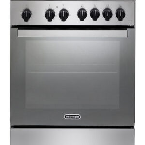 De’Longhi DMX 64 INL cucina Elettrico Piano cottura a induzione Nero, Acciaio inox