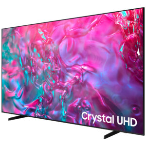 Samsung TV Crystal UHD 4K 98” UE98DU9070UXZT Smart TV Wi-Fi Graphite Black 2024, Processore Crystal 4K, 4K Upscaling, Slim Look, OTS Lite