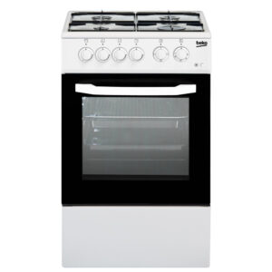 CUCINA A LIBERA INSTALLAZIONE – BEKO – CSS42014FW Piano Gas 4 Fuochi Forno Elettrico 50 cm-Bianco