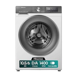 HISENSE WD3S1043BW7 LAVASCIUGA, Caricamento frontale, 10,5 kg+6 kg,  Giri 1400 rpm, Classe D