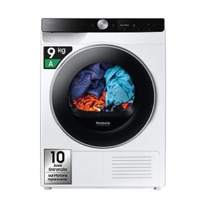 SAMSUNG DV90DG6845LKU3 ASCIUGATRICE  Condensazione, 9 kg, Classe A