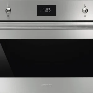 Smeg SF4301MX Forno a Microonde da Incasso Combinato con Grill Capacità 40 Litri L. 60 cm