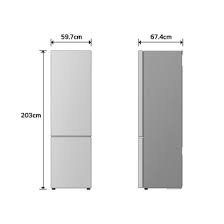 FRIGORIFERO COMBINATO – LG – GBBS322CPY Fit & Max Total No Frost Classe C 375 lt-Prime Silver - immagine 4