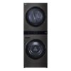 COLONNA BUCATO LAVASCIUGA – LG – WT1716BBF WashTower AI DD 17/16 Kg Classe E/D Essence Black Steel