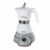Ariete 1358 Moka Aroma – Moka elettrica 2/4 tazze – Autospegnimento – Mantenimento temperatura per 30′ – 400 Watt – Bianco