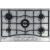 Hotpoint Ariston Piano cottura a gas PCN 752 T/IX/HAR