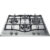 Hotpoint Ariston Piano cottura a gas PCN 641 T/IX/HAR
