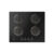Indesit ING 61T/BK 1 piano gas vetro nero 60cm 4 fuochi griglie in ghisa lavabili in lavastoviglie