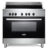 De’Longhi DEMX 96 IN cucina Elettrico Piano cottura a induzione Nero, Acciaio inox