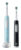 Oral-B Pro 1 PRO1CRSDUO spazzolino elettrico Adulto Spazzolino rotante-oscillante Nero, Turchese, Bianco