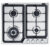 De’Longhi PFI 46 GH Acciaio inox Da incasso 60 cm Gas 4 Fornello(i)
