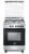 De’Longhi FMX 64 LSG cucina Elettrico Gas Nero, Acciaio inox