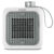 De’Longhi HFX10B03.GR stufetta elettrica Interno Grigio, Bianco 350 W Riscaldatore ambiente elettrico con ventilatore