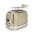 Ariete 155 Tostapane Vintage 2 fette di pane – con pinze – 6 livelli di tostatura – 810 Watt- Acciaio Inox – Linea Vintage – Beige