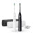 Philips Sonicare serie 5300 Sonicare Spazzolino Elettrico Sonico con base di ricarica e custodia, 2 livelli di intensità, sensore di pressione confezione da 1 spazzolino bianco e 1 spazzolino nero HX7109/01