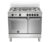 CUCINA A LIBERA INSTALLAZIONE – LA GERMANIA – AMN9P5GXVC Piano Gas 5 Fuochi Forno a Gas 90 cm-Acciaio Inox