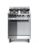 CUCINA A LIBERA INSTALLAZIONE – LOFRA – M65GV Piano Gas 4 Fuochi Forno a Gas 60 cm-Stainless Steel