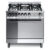 CUCINA A LIBERA INSTALLAZIONE – LOFRA – MG86MFC Piano Gas 5 Fuochi Forno Elettrico 80 cm-Acciaio Inox