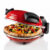 Ariete 909 Forno Pizza – Pizza in 4 minuti – Piastra in pietra refrattaria con trattamento antiaderente – Temperatura max 400° – 1200 Watt – Timer 30’