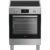 Hotpoint Ariston H6I8LMSAX cucina libera installazione inox, 60x60cm, piano induzione,forno elettrico ventilato, 73Lt, classe A