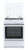 De’Longhi DL664EW cucina Elettrico Gas Bianco