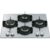 Hotpoint/Ariston DD 642/HA(SL) piano cottura a gas 60 cm 4 fuochi griglie smaltate colore argento